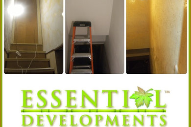Staircase - mid-sized mediterranean staircase idea in Chicago