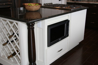 Example of an arts and crafts kitchen design in Other