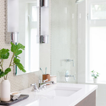 Tranquil Bathroom with a Shower for Two