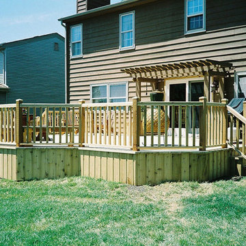 Wood Deck with Terrace