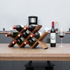 WELLAND Wood Countertop Wine Rack