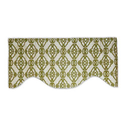 Priority Home and Design - Claridge Home Papel Chino Geometric Medallion Valance - Valances