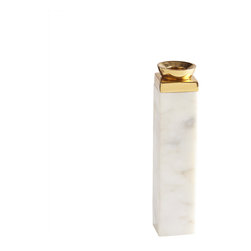 SIMPLE MARBLE CANDLESTICK - Candleholders