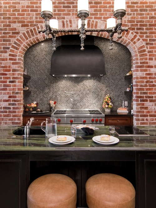Brick Range Hood Houzz