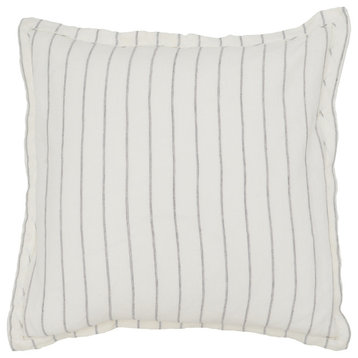 Kingston 100% Linen Euro Sham by Kosas Home, Ivory