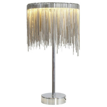Postmodern LED Luxury Bedroom Bedside Tassel Table Lamp