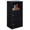 Convenience Concepts XTRA-Storage 2 Door Cabinet in Black Wood Finish
