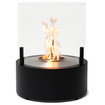 EcoSmart T-Lite 8 Fireplace Smokeless, Black, Ethanol Burner