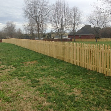 "Sierra" stain on this picket fence in Murfreesboro, TN