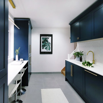 Beautiful blue kitchen