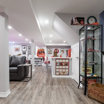 Oakville | Themed Basement Build