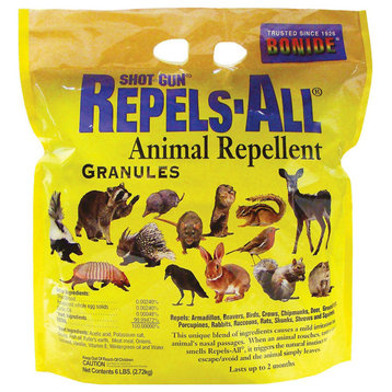 Bonide 2362 Repels-All Granules for Rodents, 6 lbs