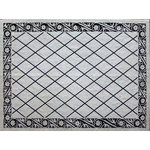 Mozaico - Black and White Pattern Marble Mosaic, 39"x51" - This is a handmade marble mosaic that is composed of all natural stones and hand cut tiles that can be used as a unique decoration idea for a home decor.