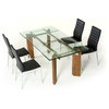 Modrest Helena Modern Extendable Glass Dining Table