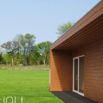 Knotty Maple Exterior Siding Application