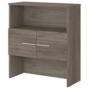 Office 500 36W Bookcase Hutch in Modern Hickory - Engineered Wood