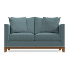 La Brea Apartment Size Sofa, Cloud Velvet, 72"x39"x31"