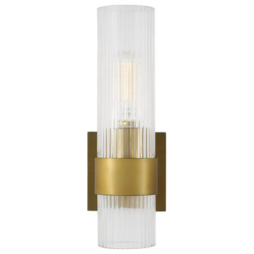 Geneva Sconce, Burnished Brass