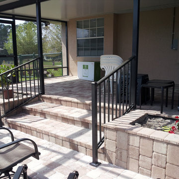 Sunroom Stone Paved Interior