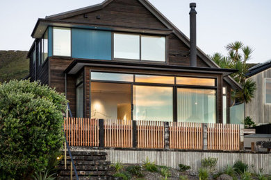 This is an example of a beach style exterior in Auckland.