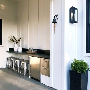 Upper Emerald Hills Modern Farmhouse Porch • Atelier Noël