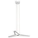 Elan Lighting - Elan Lighting Viva 3 Light 29   LED Warm White Pendant in Matt Finish, 83953 - This 3 Light LED Mini Pendant from the Viva collection by Elan will enhance your home with a perfect mix of form and function. The features include a Matt White finish applied by experts.