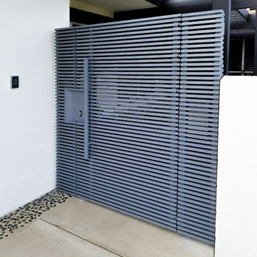Gray Contemporary Aluminum