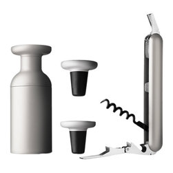Menu Waiter's Cork Screw & Vacuum Pump Ash - Cocktail Shakers And Bar Tool Sets