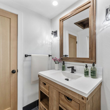 Santa Ana Bathroom Remodel – Close-Up of Vanity and Fixtures