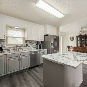 Kitchen Remodel Done in a Subtle Two-Tone Color