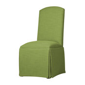 Hadley Skirted Parsons Chair, Lime