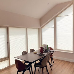 Shaped Pleated and Roller blinds fitted in County Meath - Products