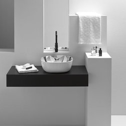 Lavabo Olea Cuadrado con estampado Diamante de Bathco by David Delf&iacute;n - Bathroom Sinks