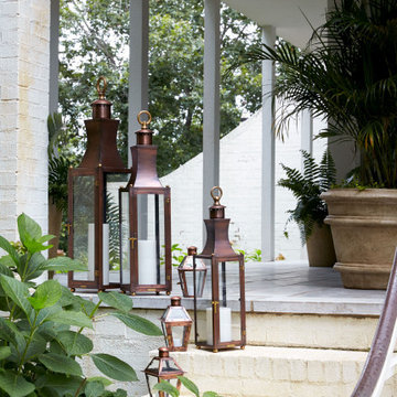 Governor Pool House Lanterns // 9" French Quarter Patio Light