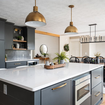 White and Bold with a Hint of Gold