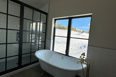 French country bathroom photo in Other