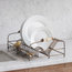 Brompton Dish Rack in Antique Brass Finish