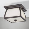 Murray Feiss OL8513ORB Wright House Outdoor Ceiling Light, Oil Rubbed Bronze