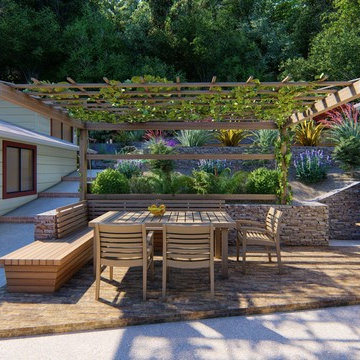 Multi-Level Hillside Makeover