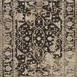 Hand Knotted Green - Area Rugs