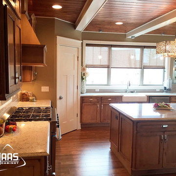 Cottage Rustic Distressed kitchen | Haas Cabinet
