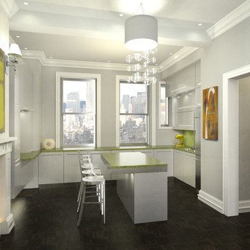 Modern Manhattan Kitchen