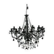 Opulent Black Chandelier