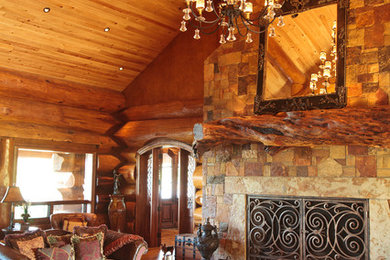 Inspiration for a timeless living room remodel in Dallas
