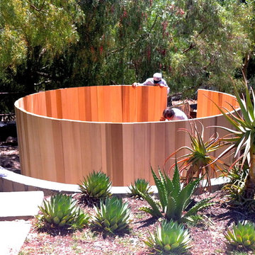 3 . Wooden Hot Tub Installations