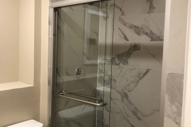 Transitional bathroom photo in Boston