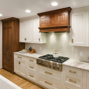 Timeless Cream & Walnut Kitchen