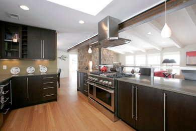 Trendy kitchen photo in Denver