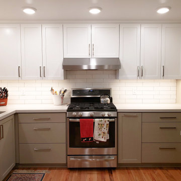 Two Tone Kitchen Remodel