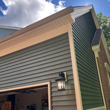 Forest Green CertainTeed Monogram Vinyl Siding Installation in Davisburg, MI